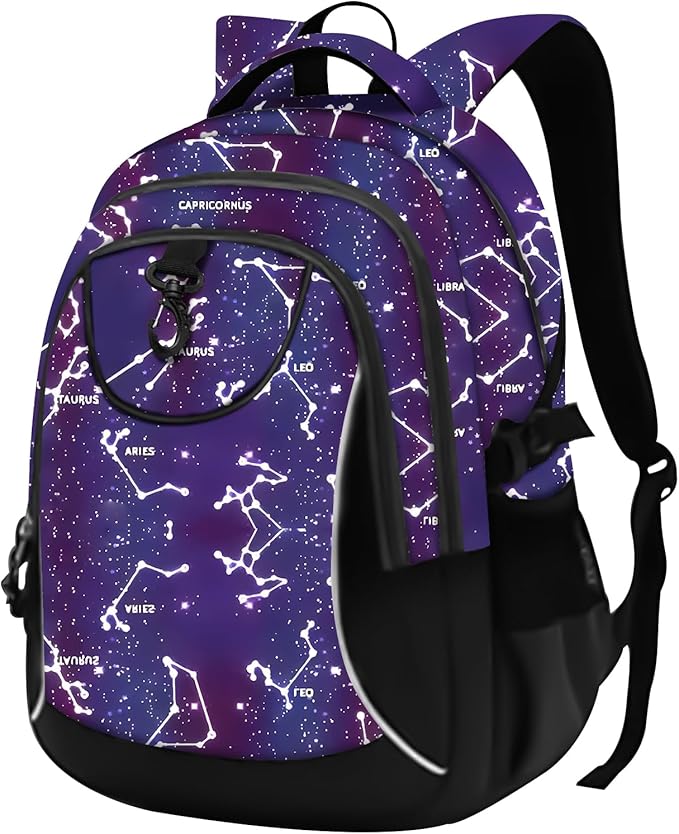rickyh style School Backpack Travel Bag for Men & Women Lightweight College Back Pack with Laptop Compartmen (23XINGZUO)