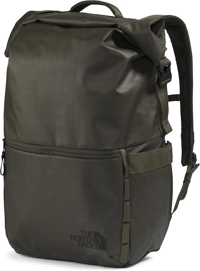 The North Face Base Camp Voyager Roll Top, OS, New Taupe Green/TNF Black, One Size