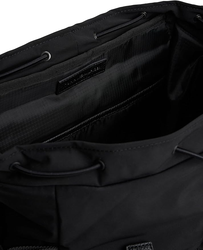 Tommy Hilfiger Mens Travel Flap Backpack,BLACK One Size