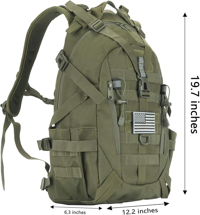 Tactical Backpack Military Molle Bag Camping Trekking Fishing Gym Traveling Motorcycle Hiking Daypack