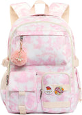 Hidds Laptop Backpacks 16 Inch School Bag College Backpack Anti Theft Travel Casual Daypack Bags Cute Bookbags Large Colorfull Carry on Back Pack for Teens Girls Women Students (Pink-1)