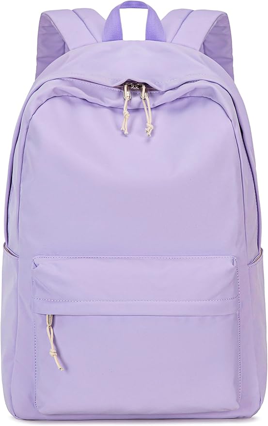School Backpack for Teen Girls Women Laptop Backpack College Bookbags Middle School Travel Work Commuter Back Pack（Lavender）