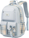 Large School Backpack for Teen Girls, Cute Bookbag Laptop Bag for Middle School Highschool College Women, Student Backpack Morral Escolar Niña (Blue)