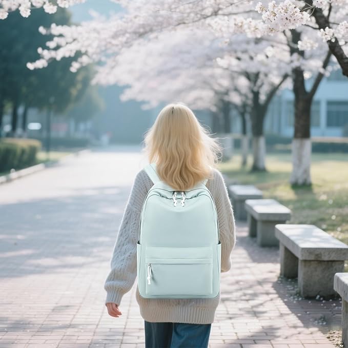 School Backpack for Teen Girls Women Laptop Backpack College Bookbags Middle School Travel Work Commuter Back Pack