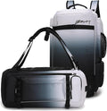 BE SMART 2 in 1 Convertible Gym Duffel Bags with Shoes Compartment - 40L Waterproof Extra Large Workout Backpack for Gym Men, Heavy Duty Sports Duffle Backpacks for Travel, Hiking, Camping, Carry On