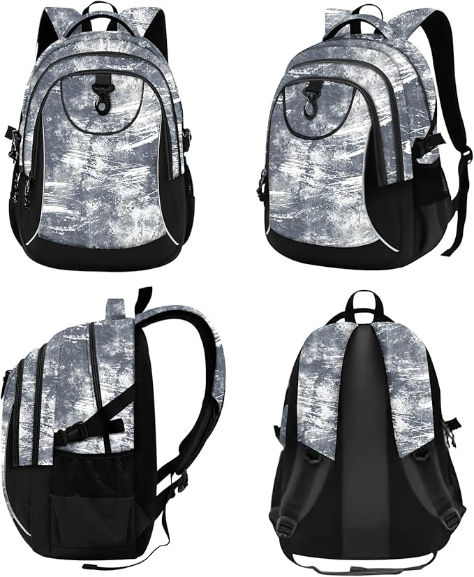 rickyh style School Backpack Travel Bag for Men & Women Lightweight College Back Pack with Laptop Compartmen (23MOSE)
