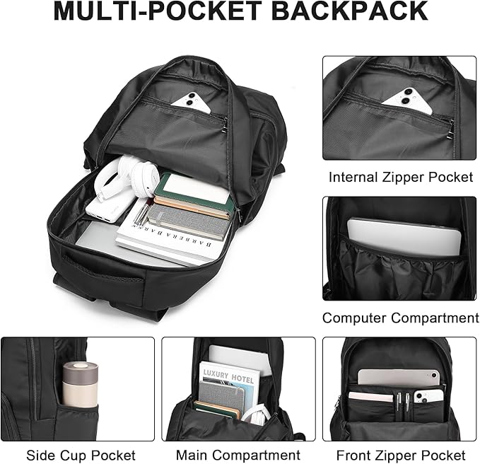 seyfocnia Gym Backpack for Men,Large Gym Bag with Shoe Compartment Lightweight Travel Workout Sports Backpack Water Resistant Carry on Backpack