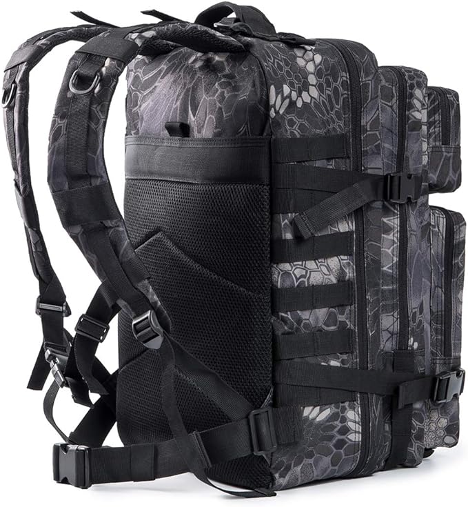 QT&QY 45L Military Tactical Backpacks Molle Army Assault Pack 3 Day Bug Out Bag Hiking Treeking Rucksack…