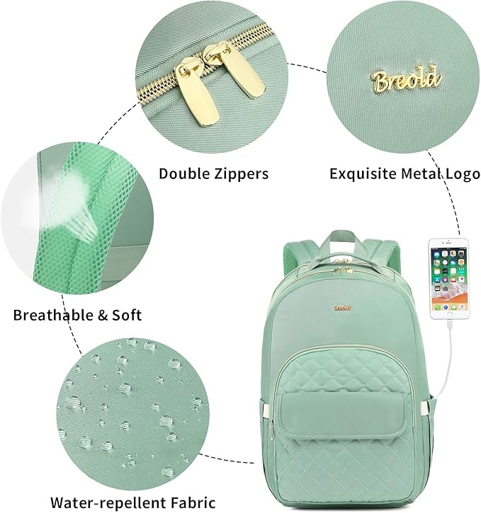 17,3" Laptop Backpack for Women,Work Backpack for Women Professional for Travel Business,Backpack Purse for Girls in School College