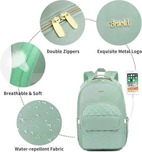 17,3" Laptop Backpack for Women,Work Backpack for Women Professional for Travel Business,Backpack Purse for Girls in School College
