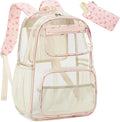 Bluboon Clear Backpack Heavy Duty Kids Boys Clear Bookbag See Through Backpacks with Pencil Case for College Work