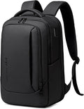 FENRUIEN Expandable Laptop Backpack for Men, 15.6 Inch USB Charging Work Backpack for Business/Commute/Travel