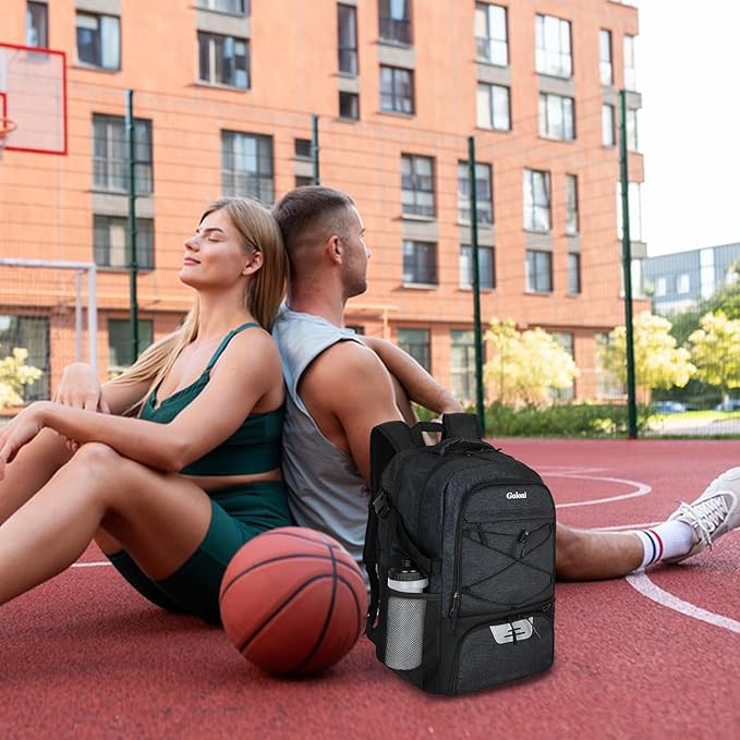 Soccer Backpack for Men and Women,Sports Bag with Ball Compartment,Gym Backpack with Shoe Compartment