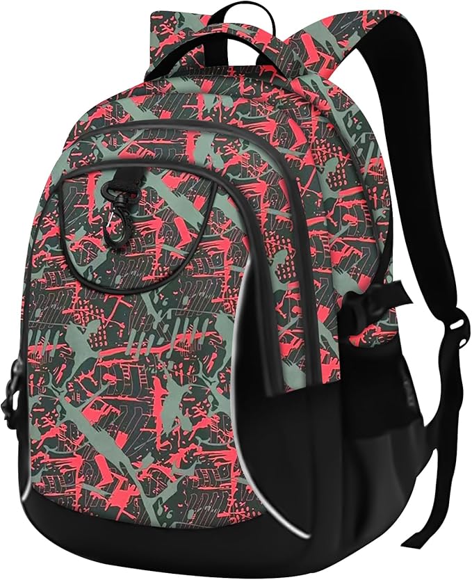 rickyh style School Backpack Travel Bag for Men & Women Lightweight College Back Pack with Laptop Compartmen (23THONG)