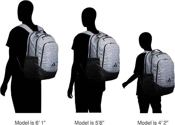 adidas Defender Sports Backpack with Shoe Compartment, Soccer Bag