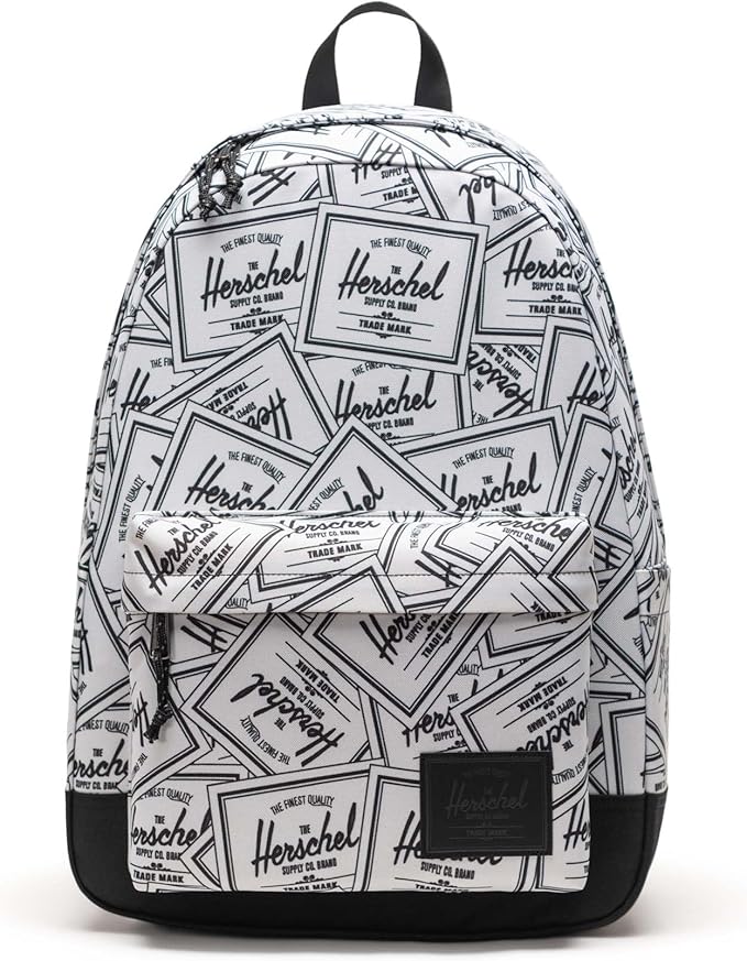 Herschel Supply Co. Unisex Herschel Classic Backpack Sticker Up White (Limited Edition), XL - 30L