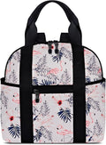 Women’s Backpack Purse Medium Size with Trolley Sleeve, Adjustable Strap/Top Handle, Water Resistant Travel Daypack, Flamingo