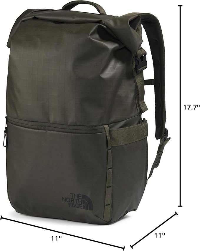 The North Face Base Camp Voyager Roll Top, OS, New Taupe Green/TNF Black, One Size