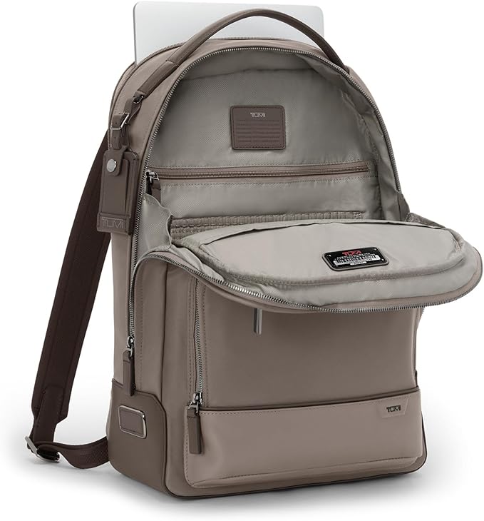 TUMI - Harrison Warren Backpack - Men's Laptop Pack fits up to 15" Screen - Business & Travel Bag - Taupe Driftwood