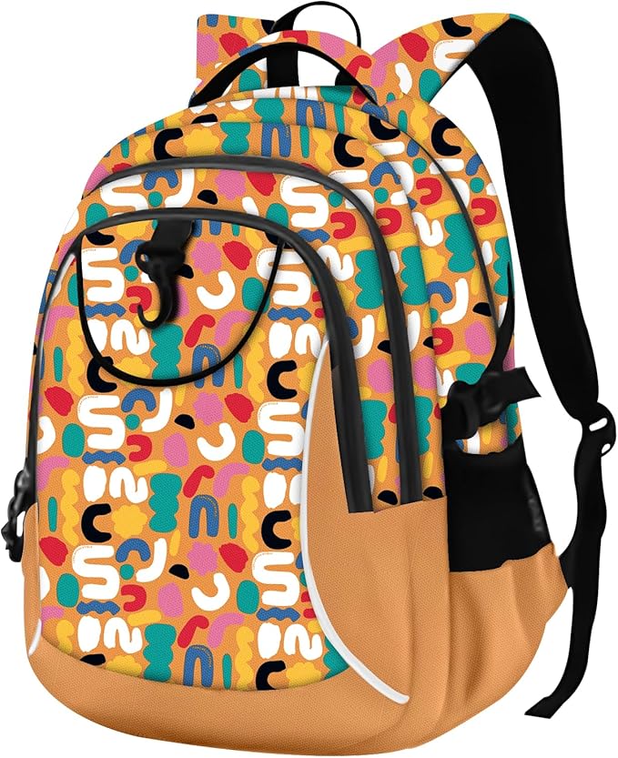 rickyh style School Backpack Travel Bag for Men & Women Lightweight College Back Pack with Laptop Compartmen