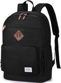 RAVUO School Backpack for Men Women, Water Resistant 15.6 inch Laptop Bag College Bookbag Casual Daypack Travel Rucksack