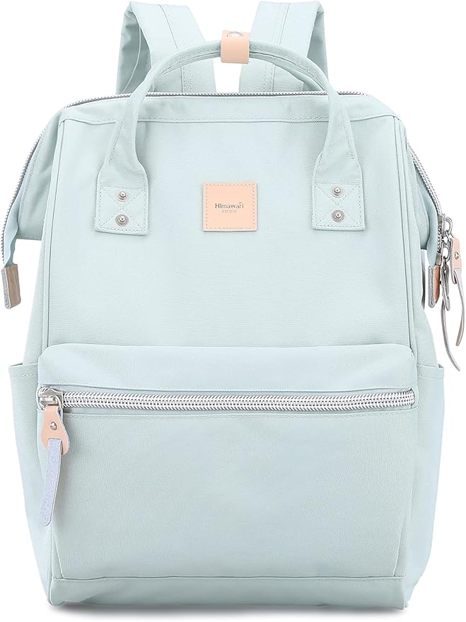 himawari Laptop Backpack for Women&Men Travel Backpack With USB Charging Port Large Business Bag Water Resistant College Computer Bag Doctor Bag (1881-AQ, Regular)