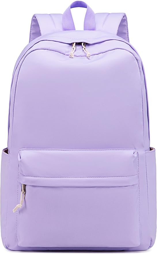School Backpack for Teen Girls Women Laptop Backpack College Bookbags Middle School Travel Work Commuter Back Pack（Lavender）