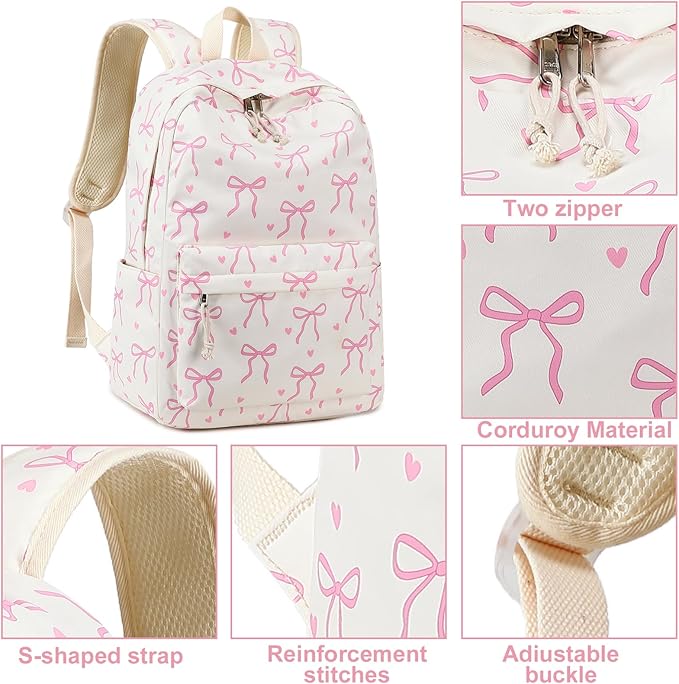 LOIDOU Backpack for Teen Girls Middle-School Primary Elementary Bookbags 17inch Kids Backpack Women laptop Backpack Lightweight Casual Daypack