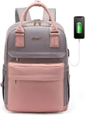 LOVEVOOK Backpack purse for Women, 15 Inch Laptop backpack Cute Waterproof Backpacks Stylish Travel Bags Vintage Daypacks for College Work Party