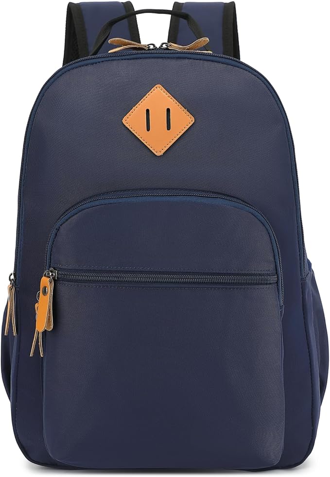 Leaper Travel Backpack for Women Laptop Backpack for Men Water-resistant School Backpack for Girls Kid Boys Back Pack Casual Daypack Satchel Dark Blue
