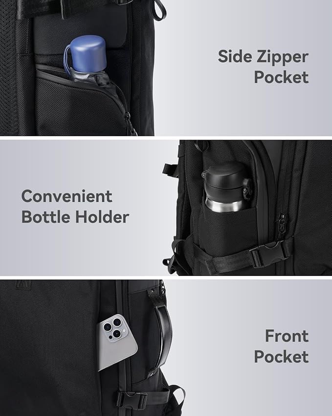 Arxus 40L Travel Backpack for Men Women, Business Laptop Bag Fits 16", TSA Approved Carry on Luggage, Expandable Rucksack
