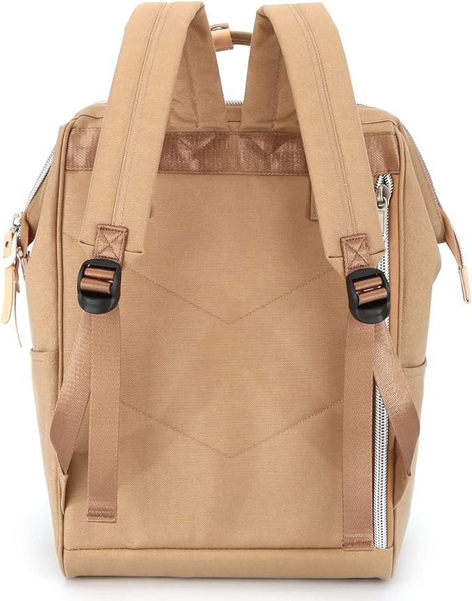 Himawari Large Travel Backpack with Laptop Compartment 17 Inch Roomy Doctor Bag College backpack for Women&Men-Not include USB Port (1882 Camel)