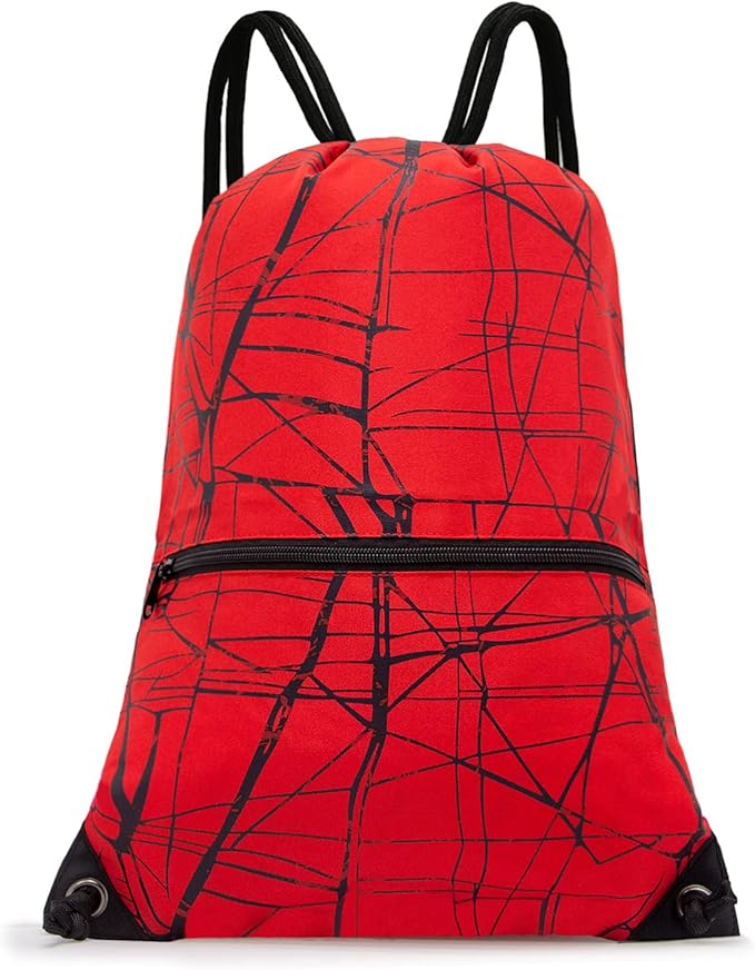 HOLYLUCK Drawstring Backpack Bag Sport Gym Sackpack