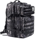 QT&QY 45L Military Tactical Backpacks Molle Army Assault Pack 3 Day Bug Out Bag Hiking Treeking Rucksack…