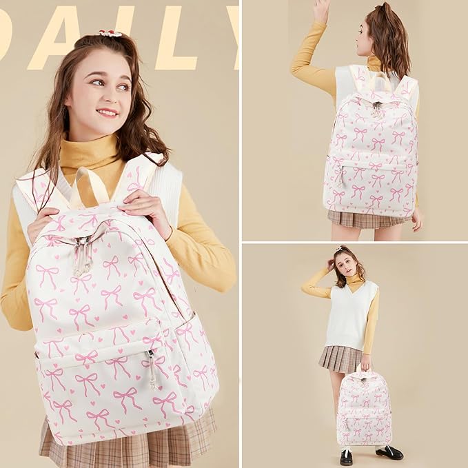 LOIDOU Backpack for Teen Girls Middle-School Primary Elementary Bookbags 17inch Kids Backpack Women laptop Backpack Lightweight Casual Daypack