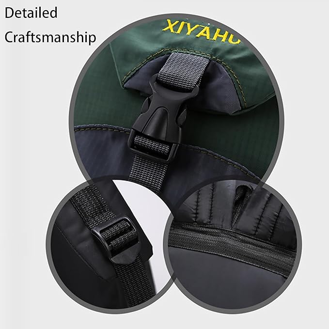 Lawaia 70L Hiking Backpack Large Camping Pack Backpacking Bag Rucking Backpacks Outdoor Trekking Travel Rucksack for Men Women-Green