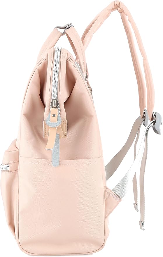 himawari Laptop Backpack for Women&Men Travel Backpack With USB Charging Port Large Business Bag Water Resistant College Bag Computer Bag Doctor Bag(1881-Pink, Regular)