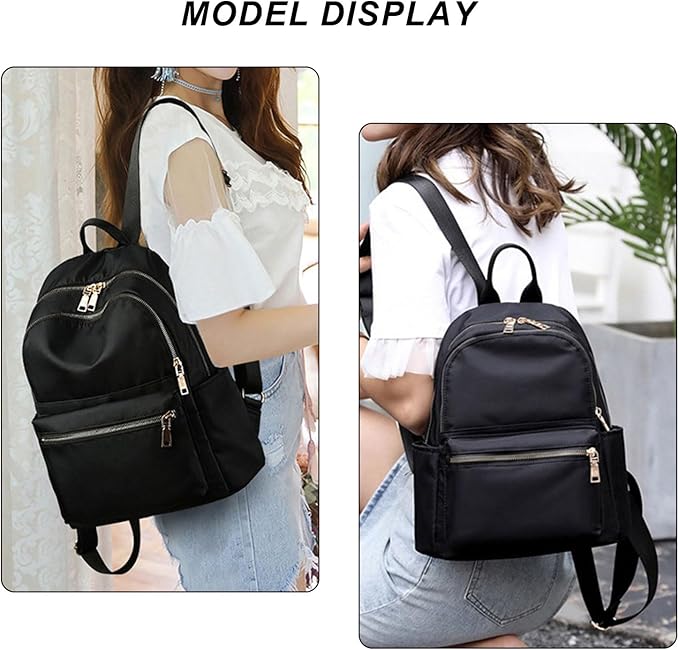 Backpack Purse for Women, Anti Theft Backpack Fashion Backpack Purses, Womens Backpack Purse Travel Purse, Travel Backpack Satchel Handbags Ladies Shoulder Bags Cute Backpack (Black)