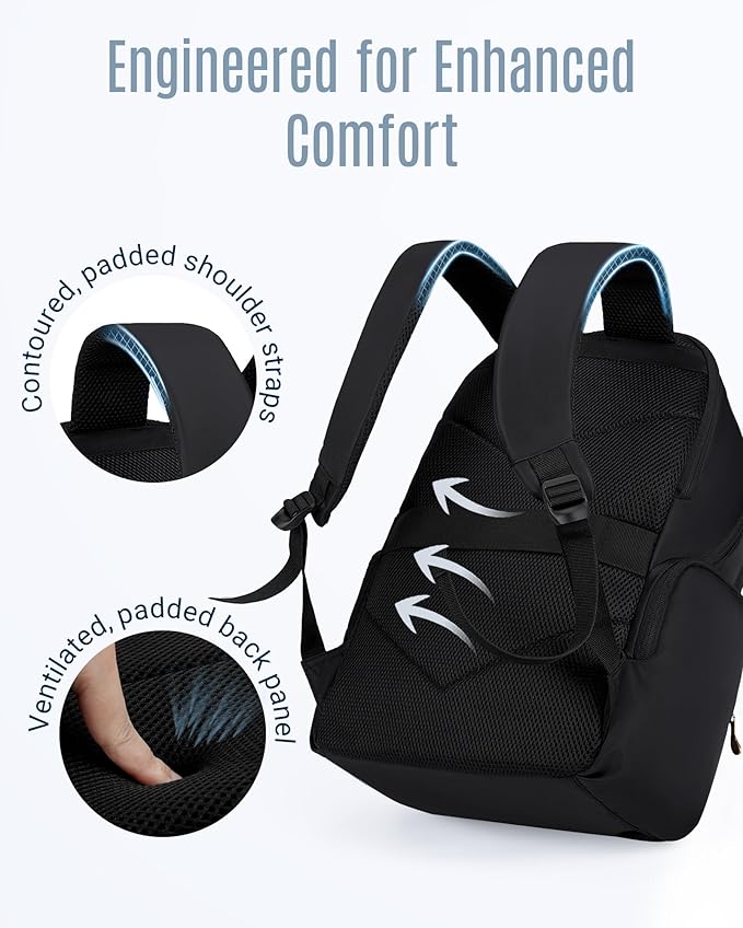 LIGHT FLIGHT Laptop Backpack for Women, 15.6 Inch Work Bag Business Backpack, Water Resistant Travel Bags for College, Beige