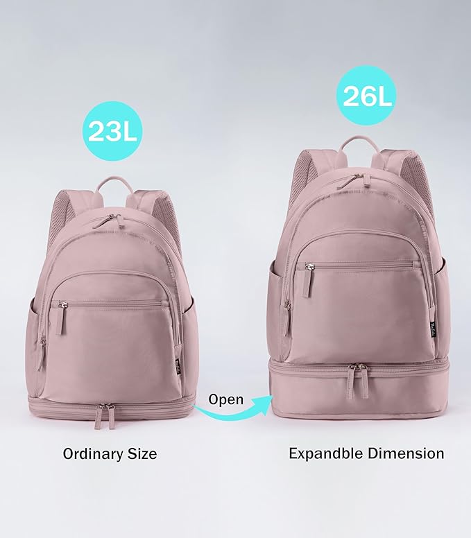 Gym Backpack for Women Men, Lightweight Gym Bag with Shoe Compartment, Waterproof Workout Backpack with Wet Pocket