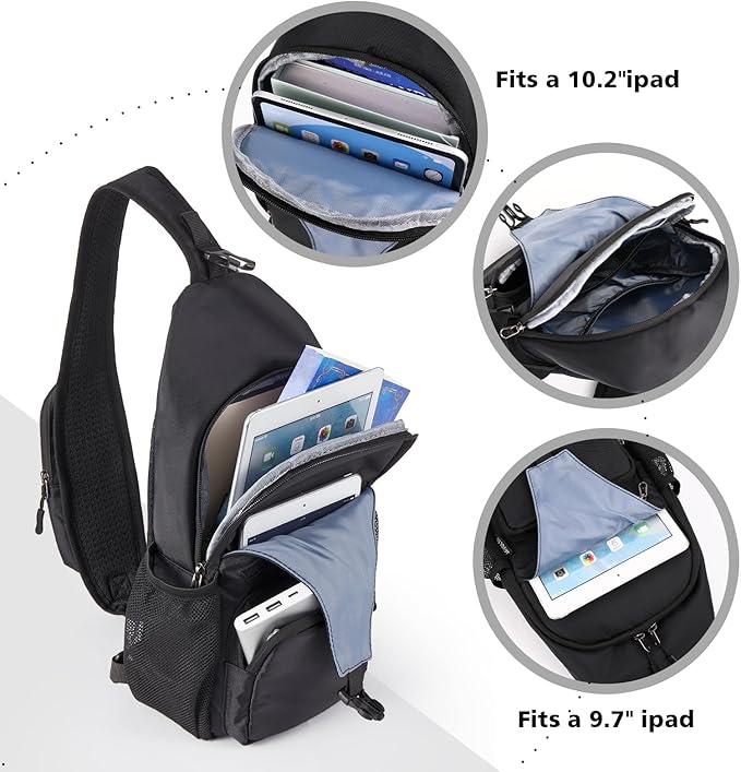 Sling Bag for men Crossbody Shoulder Backpack Chest Bag Travel Hiking Daypack | Travel, Hiking, Daypack