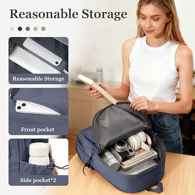 Middle School Backpack for Teen Girls,Cute College Backpack for Women,High School Bag,Travel Rucksack Casual Daypack,Bookbag