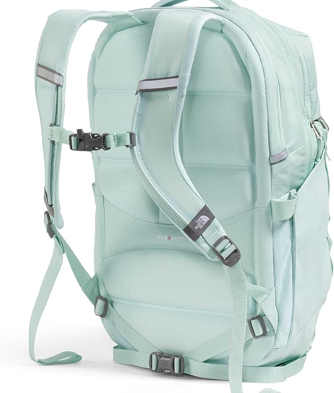 The North Face Women's Surge Commuter Laptop Backpack - Everyday Travel Bag, Laptop Sleeve, Water-Repellent, Opal Frost, One Size