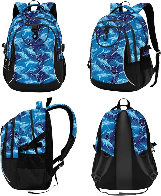 rickyh style School Backpack Travel Bag for Men & Women Lightweight College Back Pack with Laptop Compartmen (23SY)