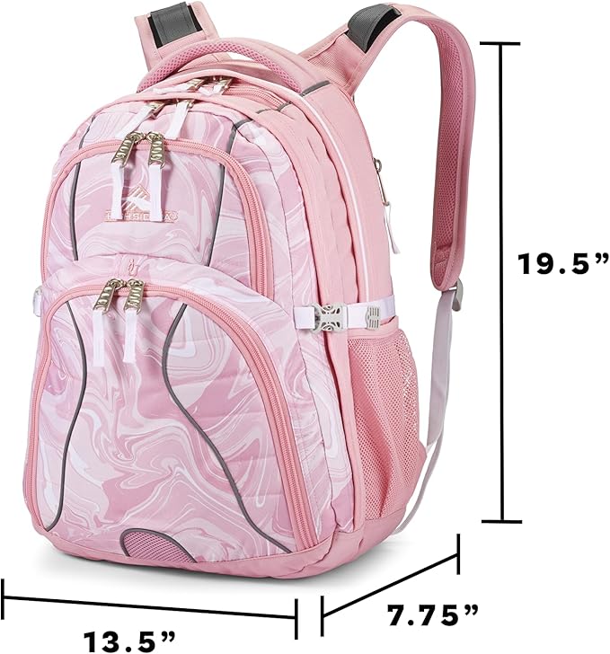 High Sierra Swerve Laptop Backpack, True Navy, One Size