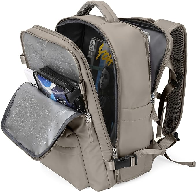 WONHOX Large Travel Backpack Carry on Flight Approved Laptop Work Business Backpack for Women Men Mochila de Viaje