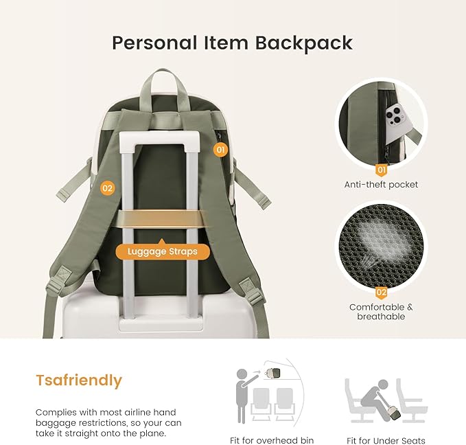 LOVEVOOK Everyday Backpack for Women, Chic Versatile Backpack with Water Bottle Pocket, Lightweight Waterproof Casual Daypack for City Work Commute, College, Travel & Gifts, Pink-Gray