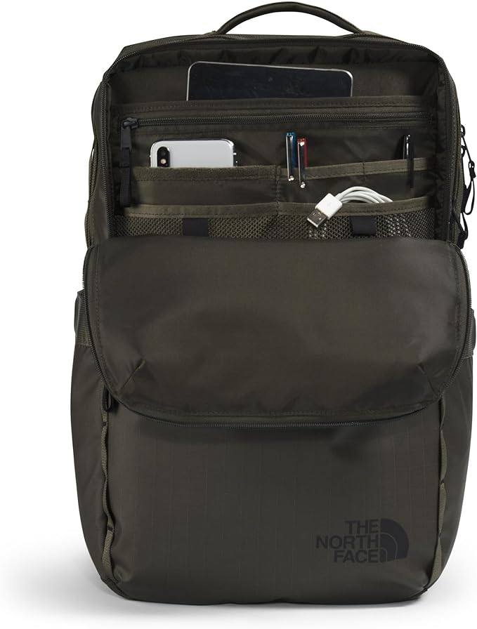The North Face Base Camp Voyager Daypack - PFAS Free, New Taupe Green/TNF Black-NPF, One Size