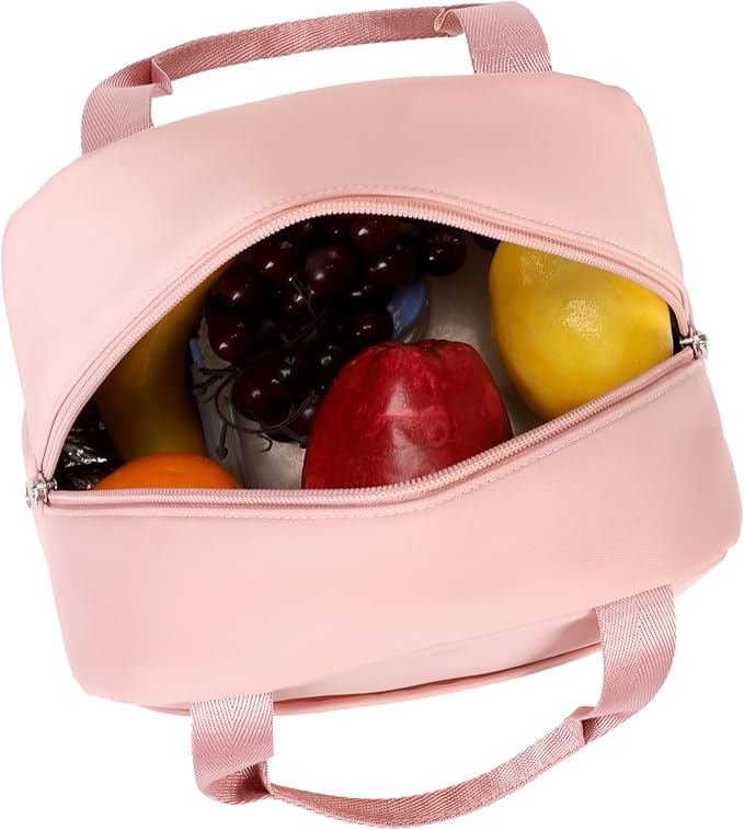 Joymoze Women Fashion Travel Backpack Set Roomy Laptop Rucksack Set Casual Daypack for Girl Pink