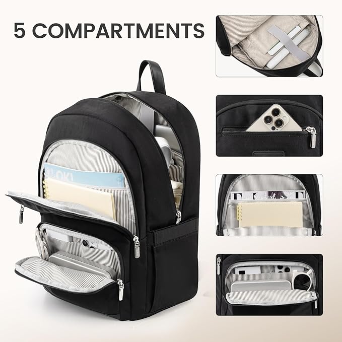 LOVEVOOK 17.3 inch Laptop Backpack - Versatile Work and School Backpack for Men and Women, Durable and Stylish Design